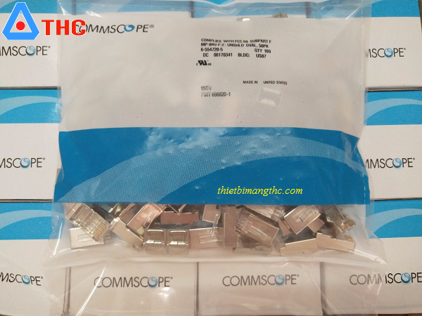 Hạt mạng RJ45 Cat5e Commscope bọc kim chống nhiễu